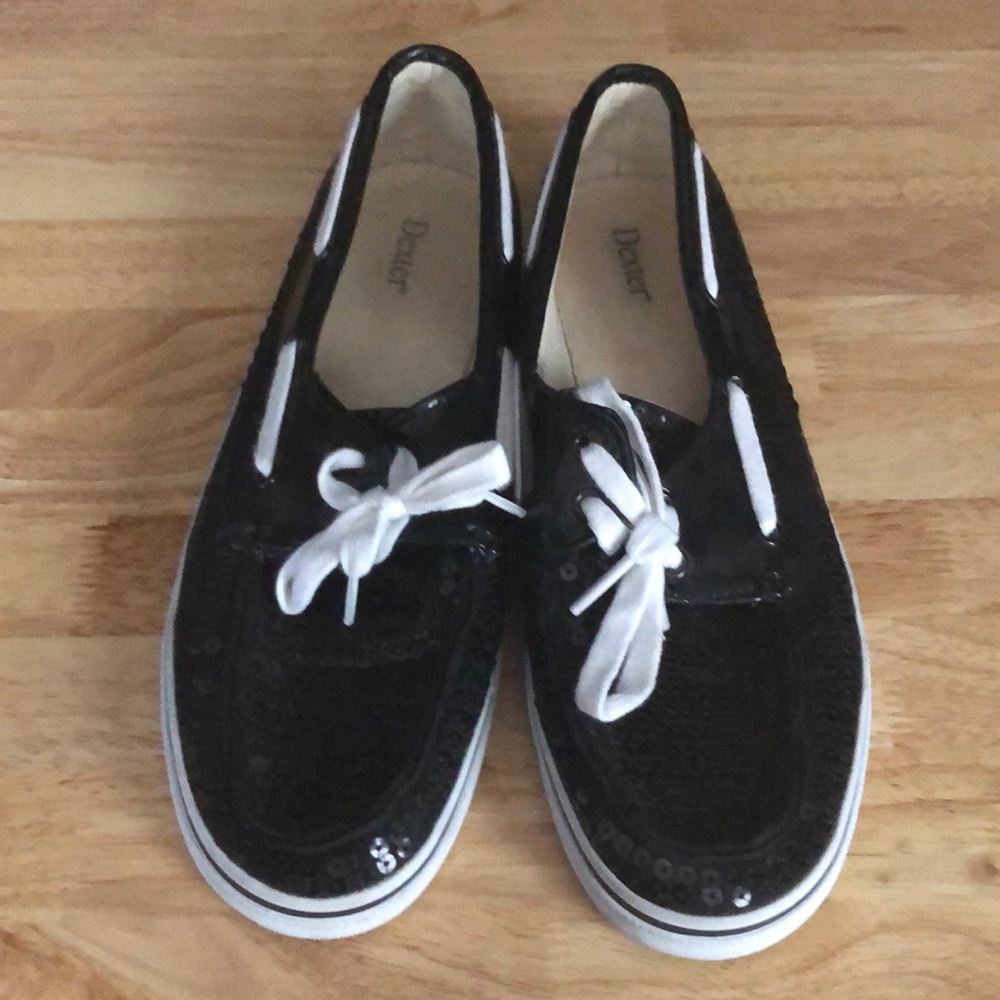 Dexter sequins slip on boat shoes